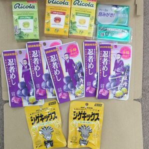 な202505しげキックス リコラ オリジナル ハーブキャンディー 忍者飯 uha味覚糖 メンタル ミンティア