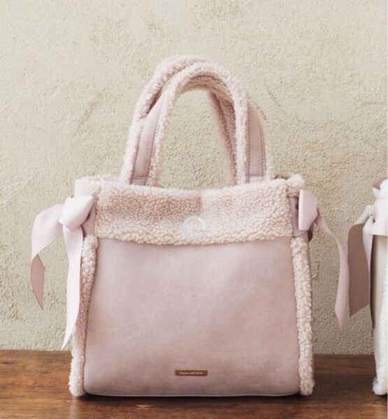 Maison de FLEUR ムートン風 トートバッグ