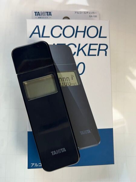 訳あり タニタ アルコールチェッカー ネイビー EA-100