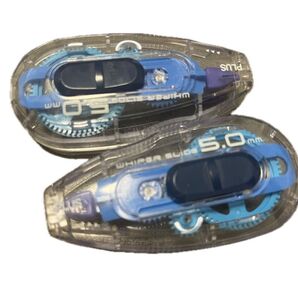 Whisper 5.0 mm 修正テープ 2個セット 中身無し+交換テープ1個