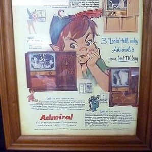 Disney Peter Pan Admiral ポスター 額縁付 ピーターパン ディズニー 36cm×28.5cm の画像3