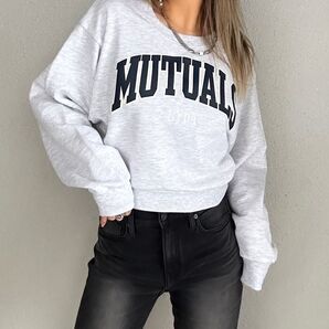 【GYDA】MUTUALSショートスウェットトップス