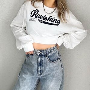 【GYDA】Ravishingショートスウェットプルオーバー