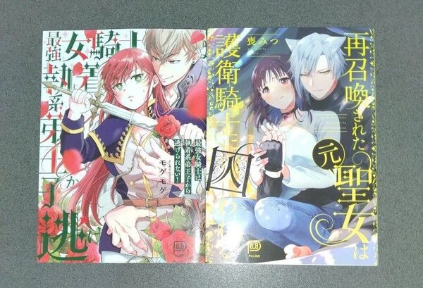 最強女騎士は執着系弟王子から逃げられない! /再召喚された元聖女は護衛騎士に囚われる