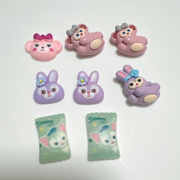 ディズニー ダッフィーアンドフレンズ デコパーツ デコレーションパーツ