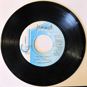 #495【Reggae】Unfair Games - Cornel Campbell./7”/Jammy's