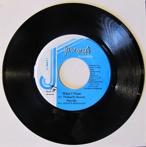 #484【Reggae】What I Want - Daville./7”/Jammy's