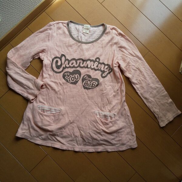 e.a.B 130cm 長袖Tシャツ ピンク