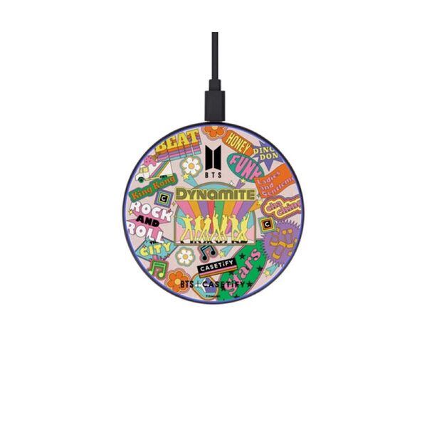 CASETiFY x BTS I Dynamite Sticker Wireless Charger ワイヤレス充電器