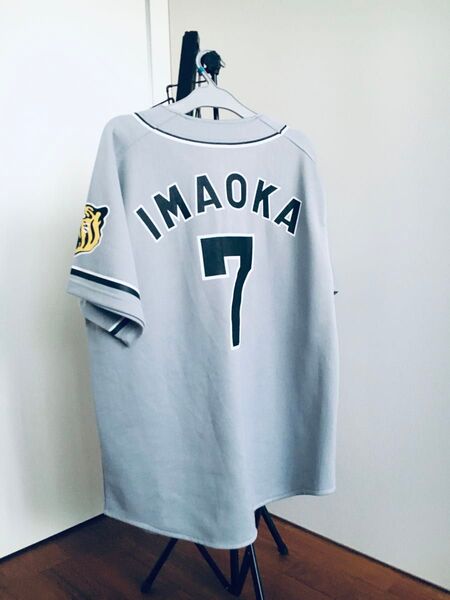 阪神タイガース レプリカ 今岡真訪 今岡誠 今岡 ビジター ユニフォーム メンズ フリーサイズ
