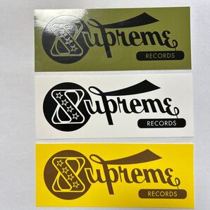 【Supreme】RECORDS ステッカー 3色 セット 新品 / レコード シュプリーム ボックスロゴ BOXロゴ BOXLOGO ノベルティ