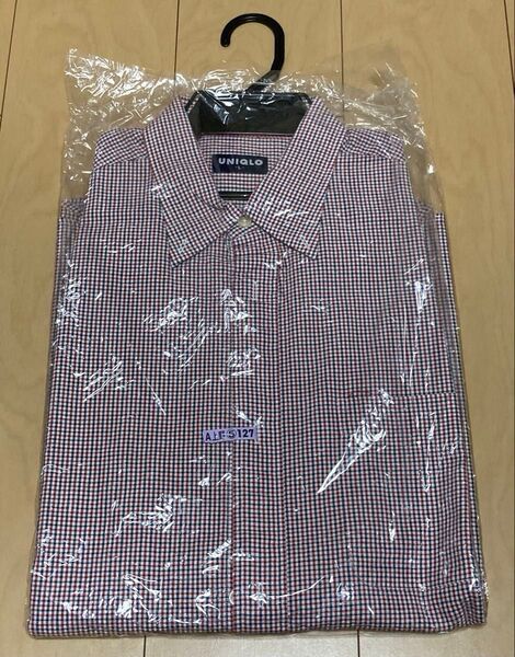 ① メンズ Lサイズ 紺タグ 90s OLD UNIQLO ユニクロ 半袖シャツ L オールド