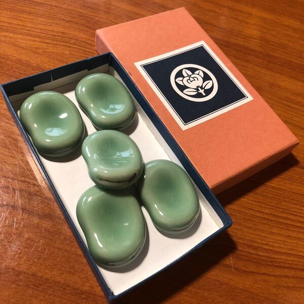 〈送料無料〉箸置き たち吉 そら豆 ソラマメ 空豆 そらまめ 箸置 はしおき 橘吉