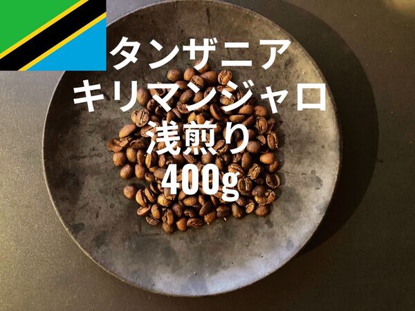 自家焙煎【YELLOW】タンザニア キリマンジャロ / 浅煎り シナモンロースト 400g