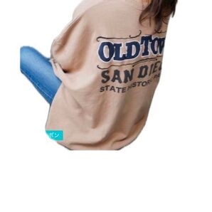 GYDA定番 人気商品 OLDtown トレーナー トップスダメージ加工 大きいサイズ