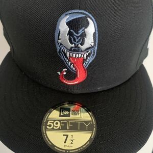 Marvel Venom FACE New Era 59FIFTY 7 1/2, 59.6cm マーベル ヴェノム フェイス ニューエラ ベノム ニューエラ スパイダーマン カーネイジ