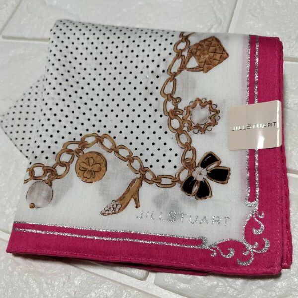新品 JILLSTUART 姫 ジルスチュアートジュエリー ドット水玉 みずたま ピンク チェーン