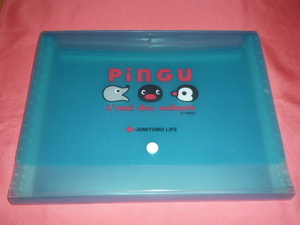  ultra rare! Sumitomo life PINGU Pingu & pin ga&robi document file case ( not for sale )