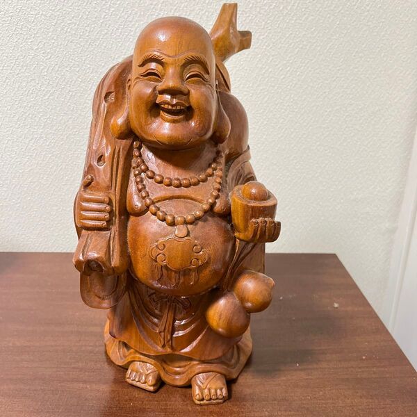 木彫り 布袋様