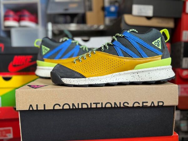 【新品未使用】NIKE ACG OKWAHN 2 "DARK CITRON OUTDOOR GREEN PACIFIC BLUE"