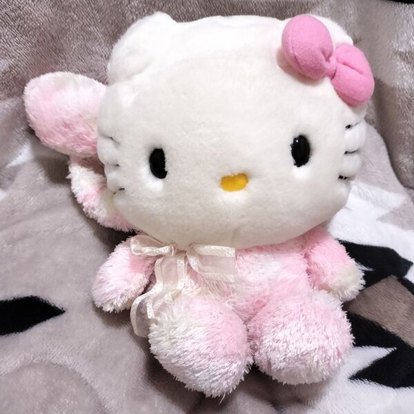 キティちゃん ぬいぐるみ ハローキティ キティ サンリオ 被り物 干支 うさぎ ふわふわキティちゃん ぬいぐるみ ハローキティ