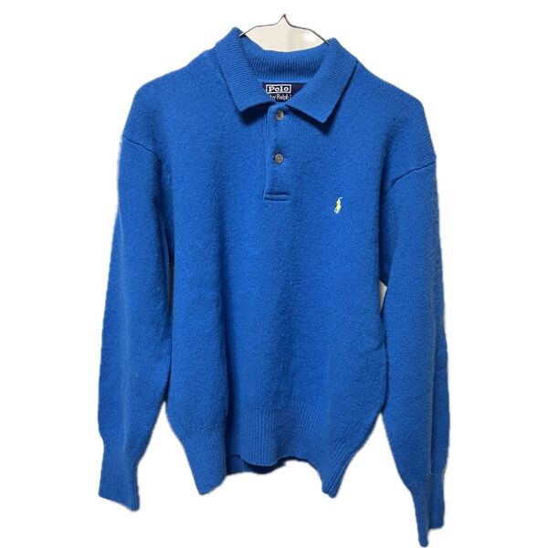 POLO by Ralph Lauren ラムズウール ポロシャツセーター