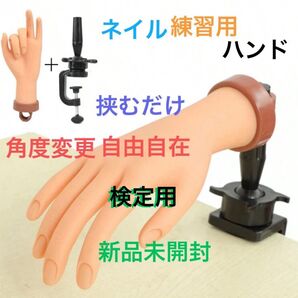 ネイル練習用ハンド(新品未開封) 検定用 はさむだけ!