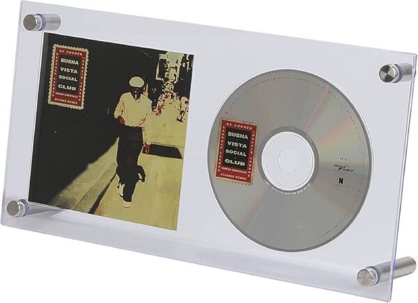 イーウーサプライ cd dvd アクリル ディスプレイ スタンド 壁掛けフレーム