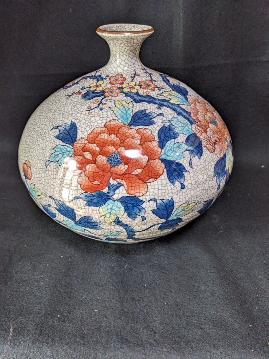 Yahoo!オークション -「鍋島焼 花瓶」(鍋島様式) (色絵)の落札 Yahoo!オークション -「鍋島焼 花瓶」(鍋島様式) (色絵)の落札