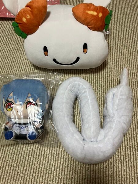 ホロライブフレンズ 兎田ぺこら+どんちゃんマフラー+ぺこもんほっこりうでまくら