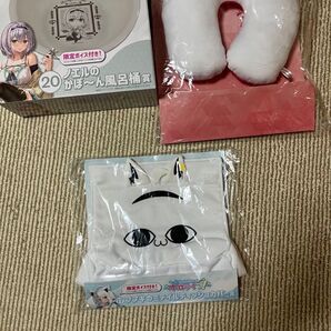 ホロライフ! フブキのミテイルティッシュカバー ノエルのかぽ〜ん風呂桶 みこのぐっすり35Pネックピロー