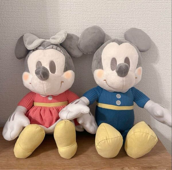 ミッキー&ミニー 雪降るマーケットBIG ぬいぐるみ 2体セット ディズニー