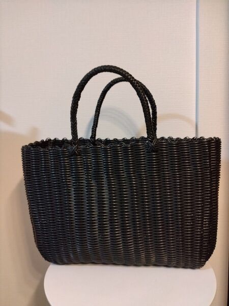 BLACKビニールカゴ特大お買い物バック