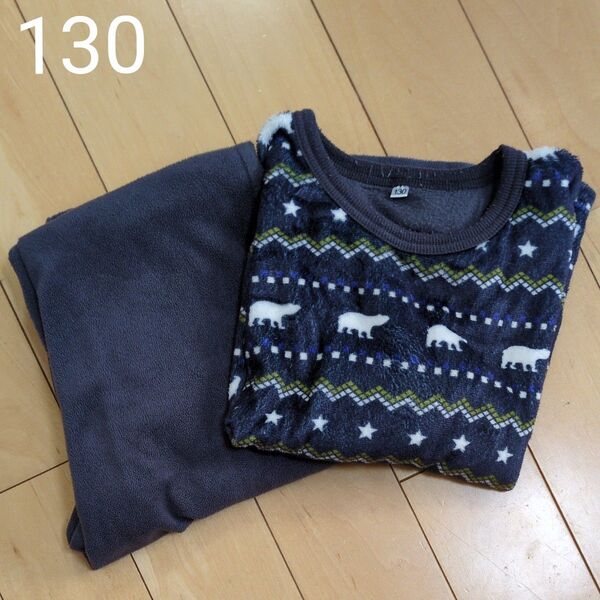 フリース パジャマ 130 トップバリュ