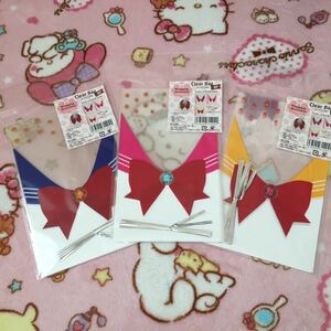 .***[ Sailor Moon manner ] clear bag each 6 sheets insertion wrapping Valentine blue pink yellow color Be nas.. moon 