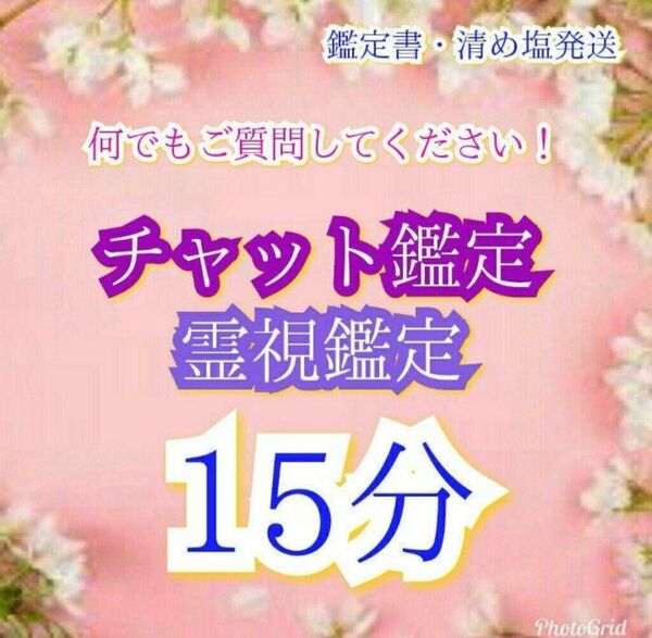 【19時~22時半対応】15分間 占い放題 チャット鑑定
