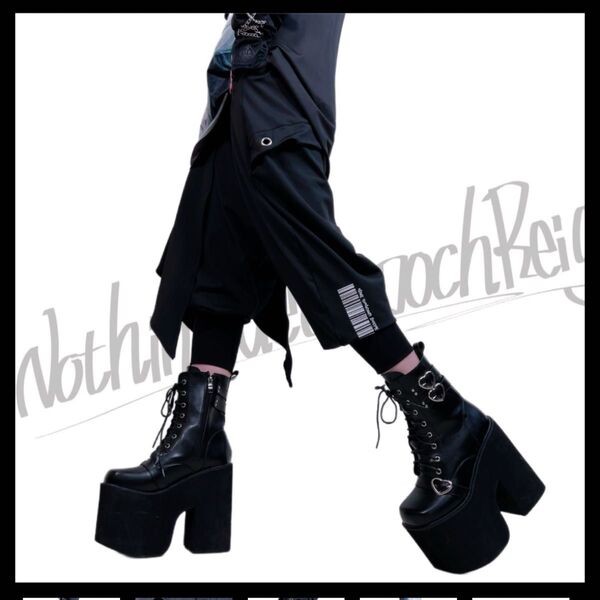 NieR フラップ付きSARROUEL PANTS【内側防寒仕様】サルエルパンツ