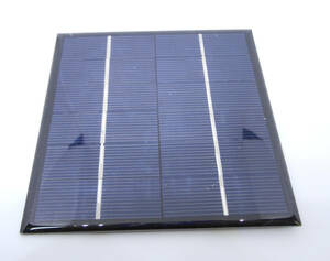 太陽電池 モジュール ソーラーパネル 6Ｖ 333ｍＡ　２Ｗ　サイズ ：116x116x3mm 未使用 新品 ６Ｖ 太陽 電池 電子工作に