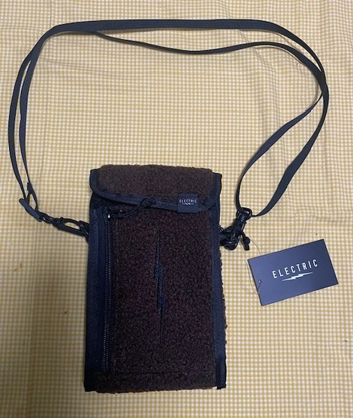 【即決】新品・未使用 ELECTRIC BOA MULTI SHOLDER PASS BROWN ボアマルチショルダーパス ブラウン エレクトリック もこもこかわいい29%OFF