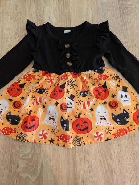 ハロウィン ワンピース 女の子 チュニック