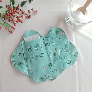【カイロライナー】無添加コットンフランネル 野菜柄 17cm 2層 2枚セット