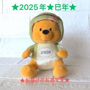 ★商品指定!東京ディズニーリゾート限定★ 2025年干支 巳年 ぬいぐるみバッジ プーさん ②