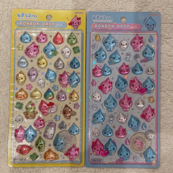 ボンボンドロップシール しずくちゃん 平成レトロ