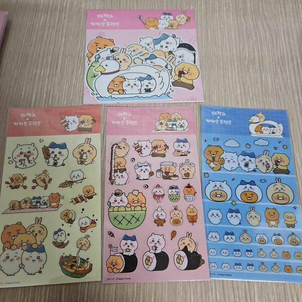 韓国 韓国限定 ちいかわ ステッカー セット カカオフレンズ ハチワレ うさぎ