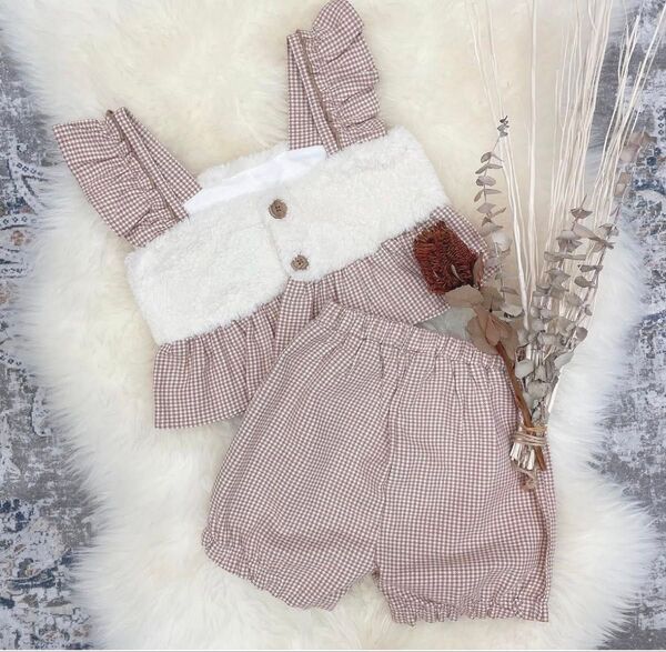 女の子ベビー cottoli トップス パンツ セットアップ 90