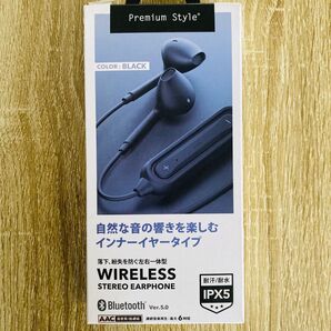 新品 Bluetoothイヤホン Premium Style ブラック PG ブルートゥース iPhone Android