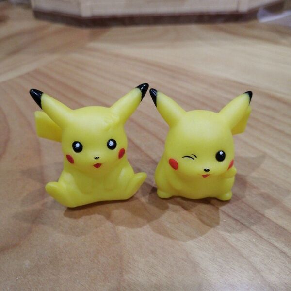 ポケモンキッズ ヒロシのピカチュウ レオン 指人形 初期 2個セット
