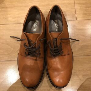 中古美品 BICASH ビカーシ 42インチ 革靴 ブラウン
