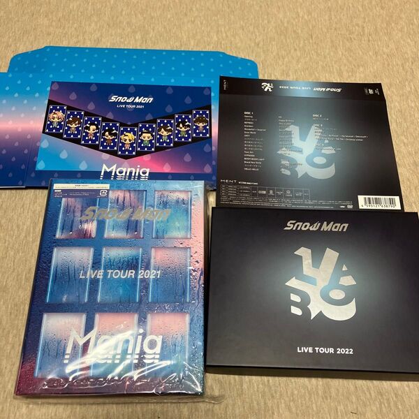 スノインザボックスケース有 SnowMan_2021 Mania (DVD.初回盤)/2022 Labo.(初回盤.DVD