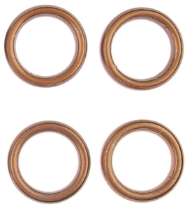 ◆送料無料◆汎用 エキゾーストマフラーガスケット 1台分4個セット YAMAHA XJR400用 1台分4個セット